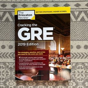 Brand new 2019 Princeton Review GRE preparation book